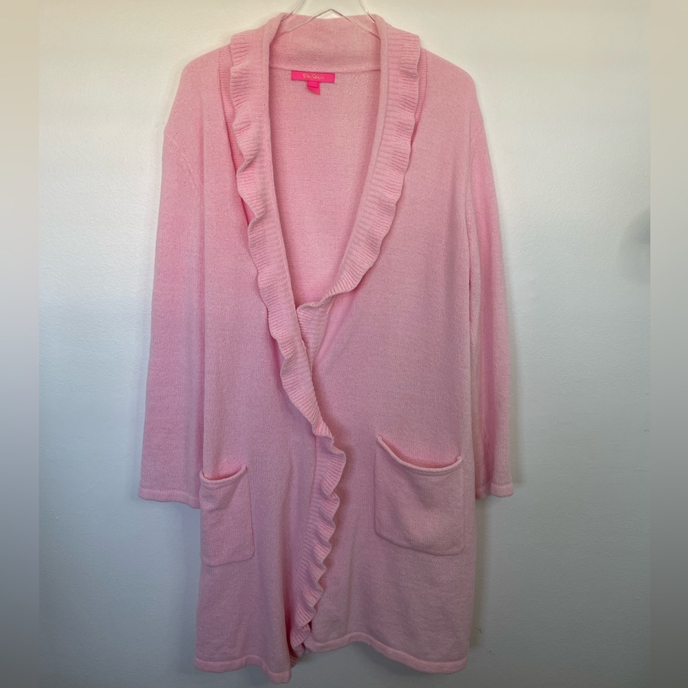 Lilly Pulitzer pink robe
